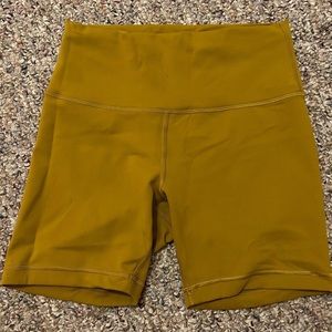 Lululemon wunder train biker shirt 6”